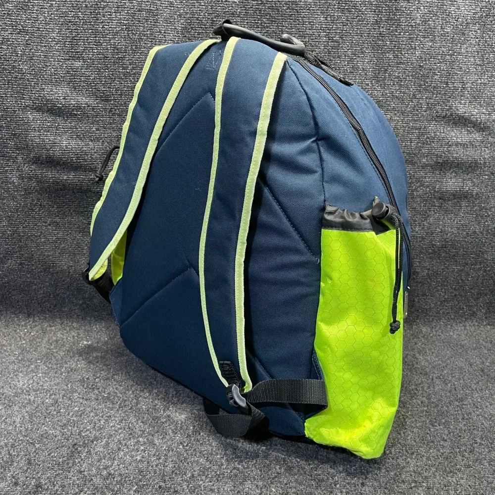 Boombah G360 Tyro‎ Lime Green/Navy Baseball / Softball BatPack Bat Bag Backpack